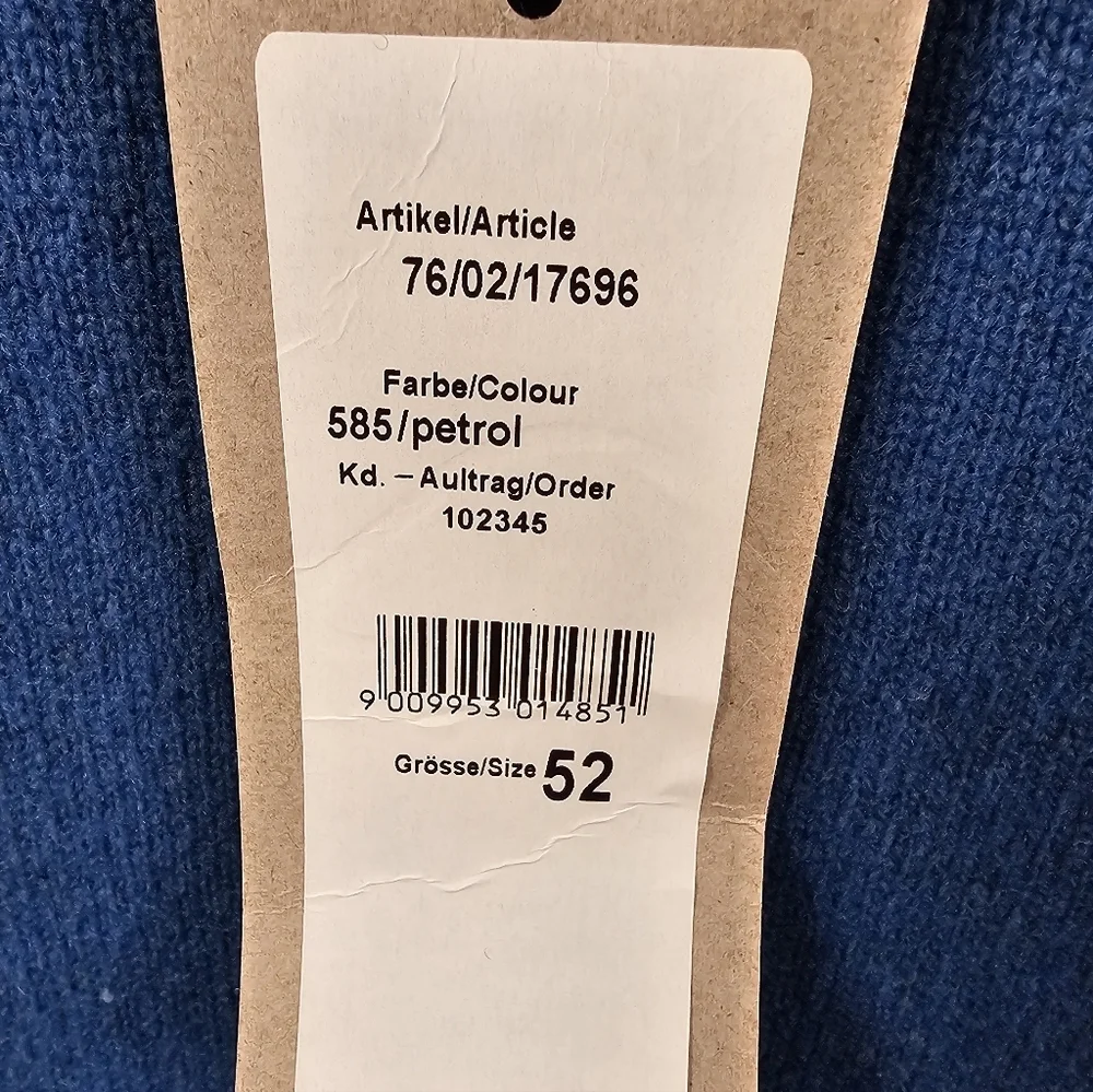 NWT Giesswein Austria Mens Lambs Wool Basics Pullover Sweater Round Neck Large